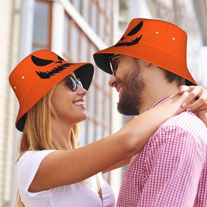 Bucket Hat for Women Men, Summer Print Hat Travel Packable Sun Cap Outdoor Hat for Women and Men