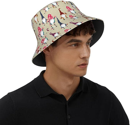 Bucket Hats Fashion Sun Cap Packable Outdoor Fisherman Hat for Women and Men