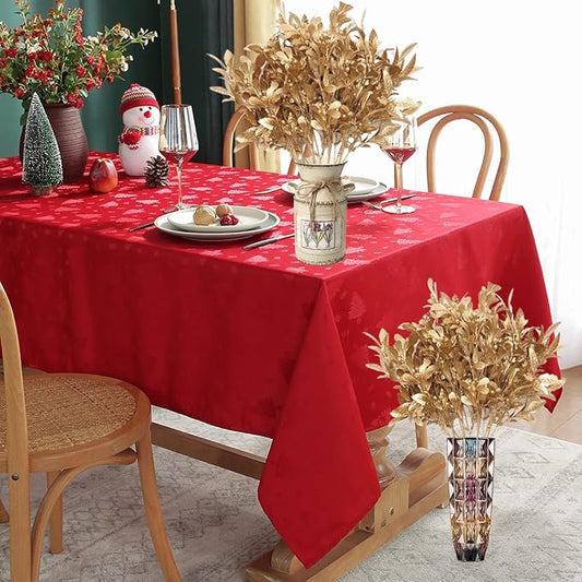 Fake Plants Golden Bouquet Christmas Ornaments, PASYOU Artificial Flowers Plastic Shrubs Grass Leaves Indoor Outdoor Home Garden Party Hotel Wedding Event Decorations Faux DIY Table Decor, Gold 4 Pack