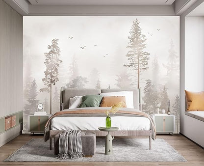 Forest Wall Mural Wallpaper for Bedroom 137" x 100"
