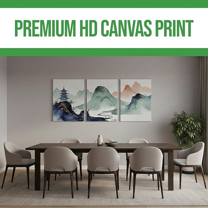 BCB Print Custom Wall Canvas Posters (Set of 3) | Personalized Framed Prints for Bedroom, Living Room & Office | Made in USA | Fast Delivery | HD Print