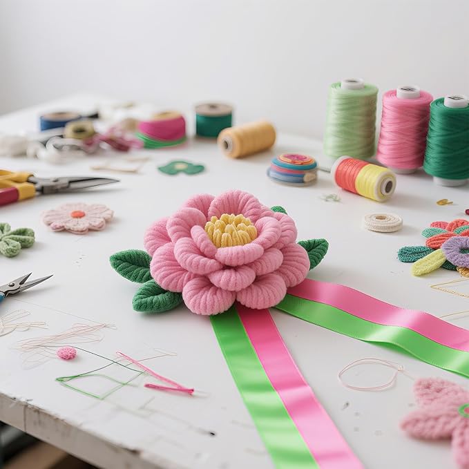 Ribbon 1 Inch, Pink & Green Flash Two-Tone Double Faced Satin Ribbon for Gift Wrapping, Flower Bouquet, Bow, Hair, Wedding, DIY Crafts, Holiday Party Decorations, 30 Yards Total