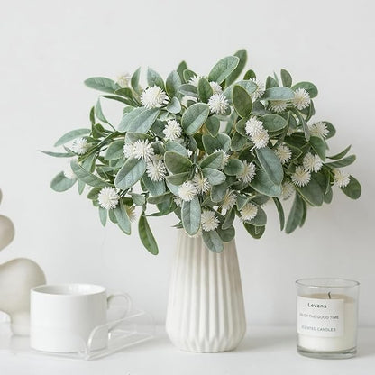 Artificial Daisy Flowers, Artificial Fake Silk Flowers Plants, DIY Garden Craft Art Decor, Decorations Plastic Floral Table Centerpieces for Home Party Decorate, 5 Pieces