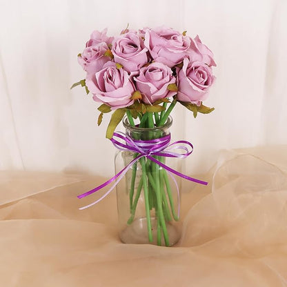 TONIFUL 1/8 Inch x 200 Yards Purple Thin Solid Satin Ribbon Giant Spool Double Face Ribbons for Crafts Hanging Tags Invitation Card Balloons Bouquet Hair Gift Wrapping Party Decoration