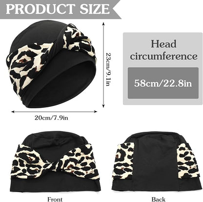 XYIYI Knot Chemo Headwear for Womens Cancer Patients, Stretchy Chemotherapy Headwraps Beanie Hats