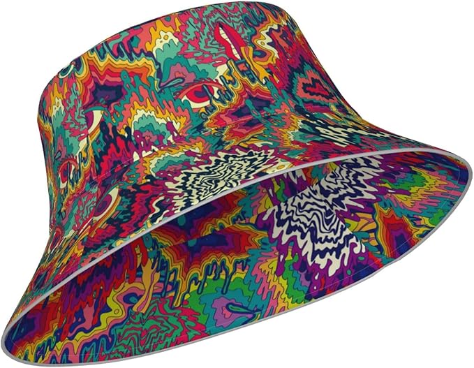 Bucket Hat Beach Summer Sun Hat Reversible Fisherman Hats Double Sided Wearing for Women Men Boys Girls
