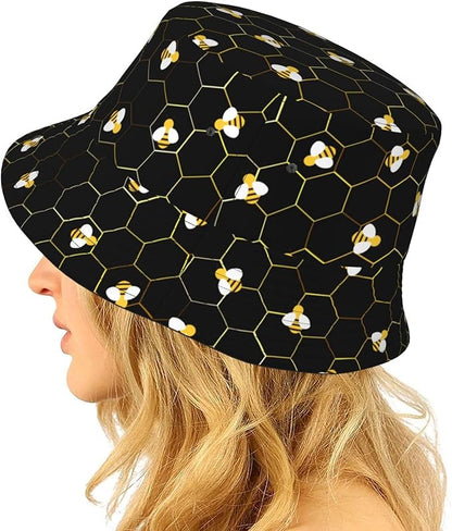 Fashion Bucket Hat Summer Beach Travel Sun Hat Packable Fisherman Cap for Men Women