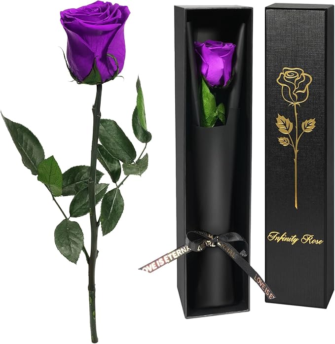Yamonic Preserved Flowers Rose Birthday Gifts for Mom Women,Mothers Day Rose Flowers Gifts for Mom, Real Flower Mom Gifts for Grandma, Wife, Girlfriend Gifts for Christmas,Valentine's Day,Anniversary