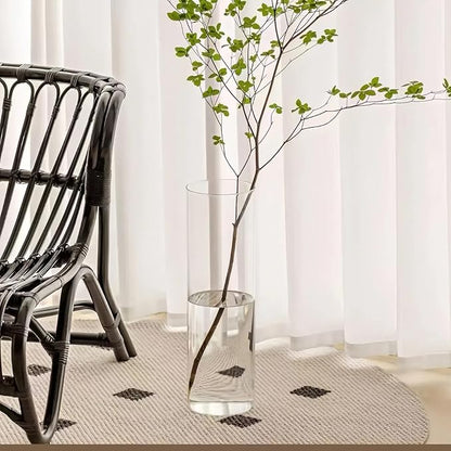 Olrla 2 Sets Tall Transparent Acrylic Flower Vase Height 15.75'', Shatter-Proof Clear Cylinder Vase for Tall Branches Flowers