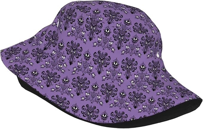 Mushrooms Skulls Cool Bucket Hat Beach Sun Hat Beach Fishing Hat for Men Women