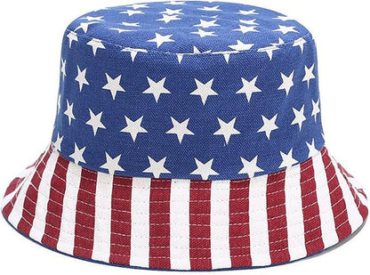 Mashiaoyi Unisex Print Double-Side-Wear Reversible Bucket Hat