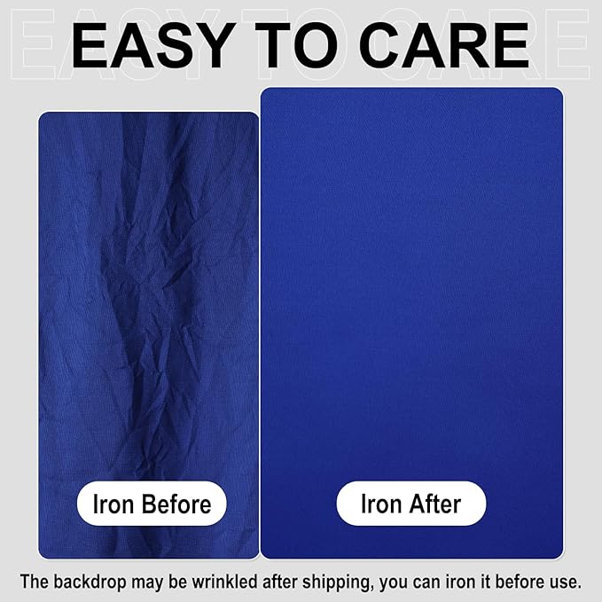 GFCC RoyalBlue Backdrop - 6FTX9FT RoyalBlue Photo Backdrop for Photoshoot Background for Photography Screen Video Recording Picture Background
