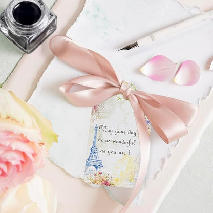 Summer-Ray 48pcs in 4 Designs Elegant Vintage Floral Gift Tags for for All Occasions