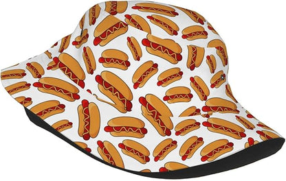 Bucket Hat for Women Men, Summer Print Hat Travel Packable Sun Cap Outdoor Hat for Women and Men