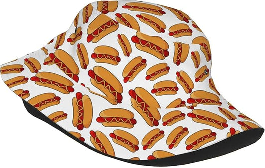 Bucket Hat for Women Men, Summer Print Hat Travel Packable Sun Cap Outdoor Hat for Women and Men