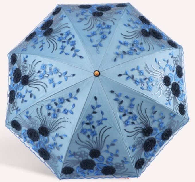 Honeystore Flower Lace Parasols for Wedding Party Lace Bridal Umbrella