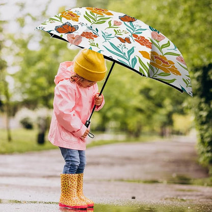 Small Compact Travel Automatic Folding Umbrella for Women, Portable Lightweight, Rain, Wind, UV Sun Shade