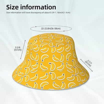 Bucket Hat Double-Side-Wear Reversible Sun Hat Beach Travel Hiking for Women Men