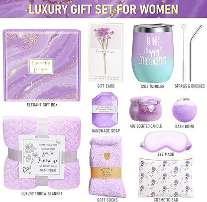 Gifts for Women Self Care Gift, Relaxing Care Package Spa Gift Basket, Valentines Day, Mothers Day, Christmas, Birthday Gifts for Women Mom Her Friend Sister Wife