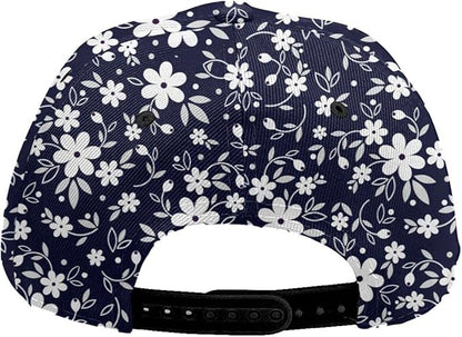 Floral Baseball Cap for Women Fashionable Adjustable Dad Hat Low Profile Running Hat for Summer Sporting Working Hiking