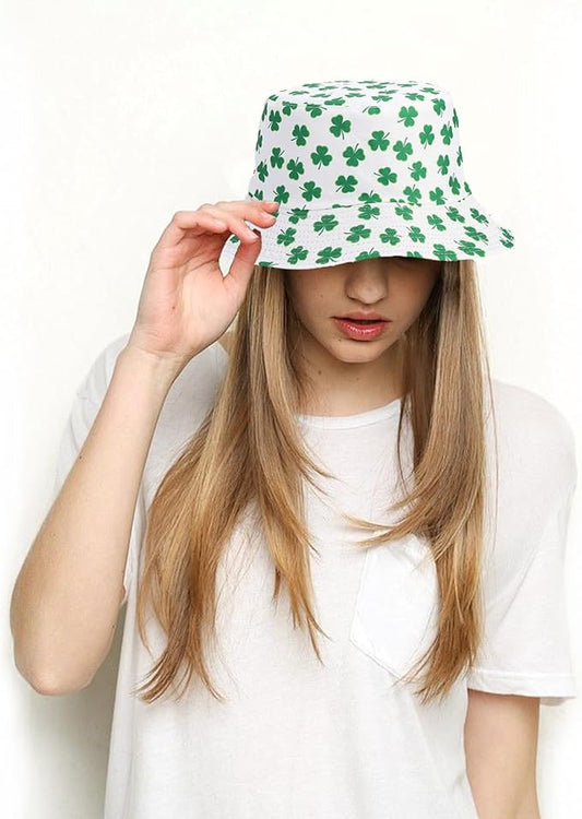 Bucket Hat for Women Men, Cotton Reversible Double Side Wear Sun Hats Beach Fisherman Hat