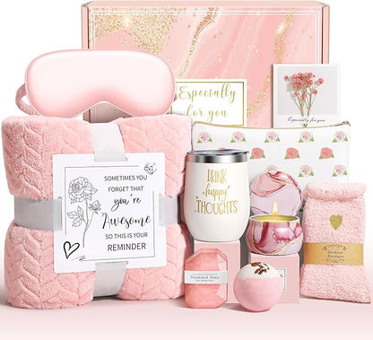 Gifts for Women Self Care Gift, Relaxing Care Package Spa Gift Basket, Valentines Day, Mothers Day, Christmas, Birthday Gifts for Women Mom Her Friend Sister Wife