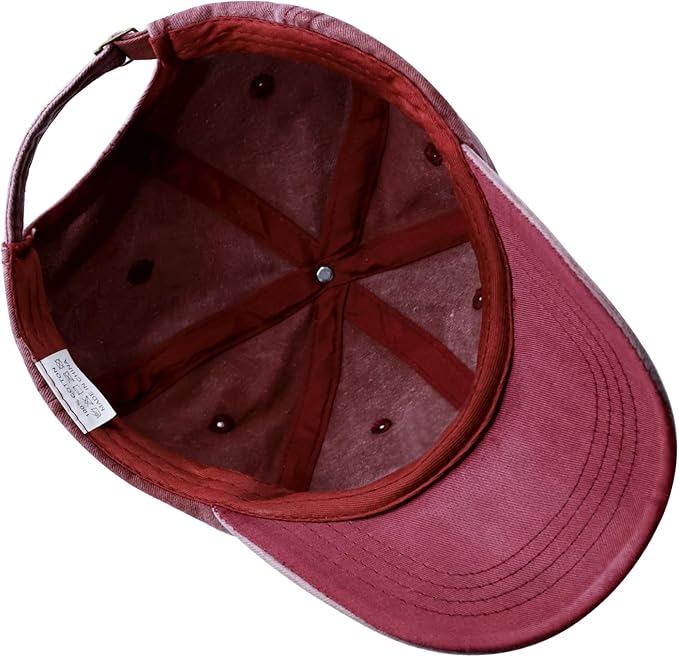 Gardening Gifts for Women, Gardening Hat, Adjustable Washed Cotton Embroidered Baseball Cap