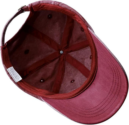 Gardening Gifts for Women, Gardening Hat, Adjustable Washed Cotton Embroidered Baseball Cap