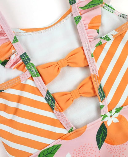 RuffleButts® Baby/Toddler Girls Ruffle Strap One Piece Swimsuit w/UPF 50+ Sun Protection