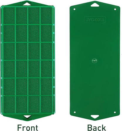 6 Packs Floral Foam Cage Rectangle Flower Cage Holders with Floral Foam Flower Arrangement Supplies for Fresh Flowers, Home Wedding Decorations, 11.8 x 4.3 x 3.1 Inches