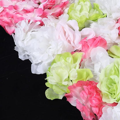 Artificial Flower Wall Panels, Silk Wedding Flower Wall Backdrop Panel, 3D Floral Panel Artificial Floral Wall Mat Flower Screen for Photo Party Wedding Wall Background Decor (6PCS Fruit-Green)