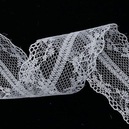 80 Yards White Lace Trim Ribbon,8 Rolls Crochet Sewing Assorted Patterns Vintage Floral Lace Ribbons for Sewing DIY,Gift Wrap,Scrapbooking, Bridal Shower Wedding Decor, 10 Yards Each Roll