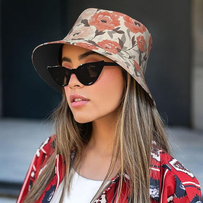 Bucket Hats Fashion Sun Cap Packable Outdoor Fisherman Hat for Women and Men Travel