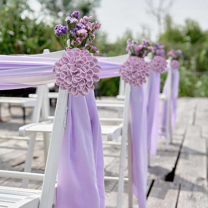 Artificial Flowers, 25pcs Realistic Artificial Rose for DIY Wedding Bouquets Centerpieces Arrangements, Purple Dahlia Flowers with Stem for Bridal Shower Party Home Decorations