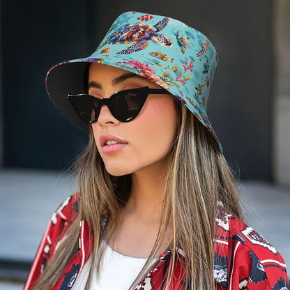 Funny Bucket Hat for Men Women Fashion Unisex Fishing Hat Fisherman Sun Caps Headwear for Outdoor Summer Travel Hiking Beach