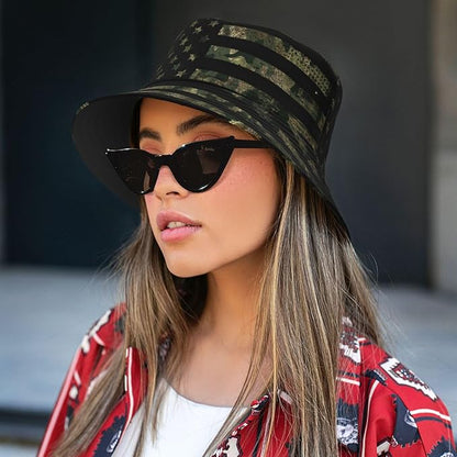 Small Daisy Green Chrysanthemum Flower Bucket Hats Fashion Sun Cap Packable Outdoor Fisherman Hat for Women and Men