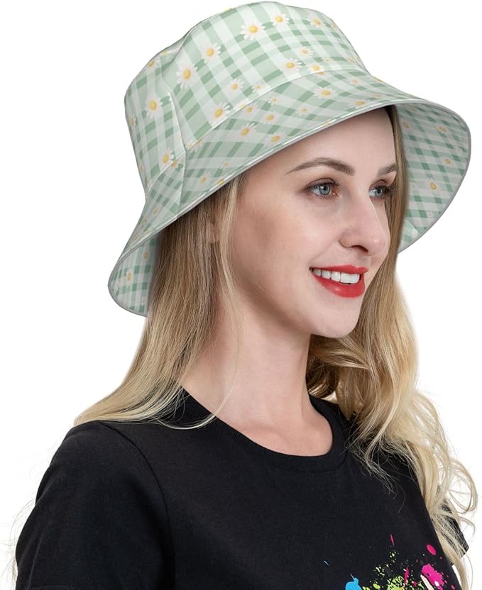 Bucket Hat Double-Side-Wear Reversible Sun Hat Beach Travel Hiking for Women Men