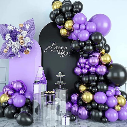 Set of 3 Metal Arch Backdrop Stand with Cover Set, (7.2FT, 6.6FT, 6FT Wedding Arch and Cover Set), Backdrop Arch for Party, Baby Shower, Birthday, and Graduation Ceremony