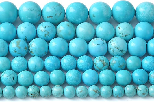 4MM 86PCS Natural Stone Turquoise Beads for Jewelry Making DIY Bracelet