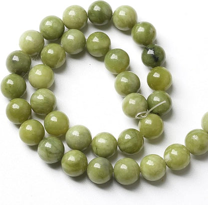 4MM 88PCS Natural Stone Chinese Green Jade Loose Beads for Jewelry Making DIY Bracelet Necklace 1 Strand