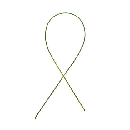 CCINEE 18 Gauge Dark Green Floral Paper Wrapped Wire 16 inch, 100/Package