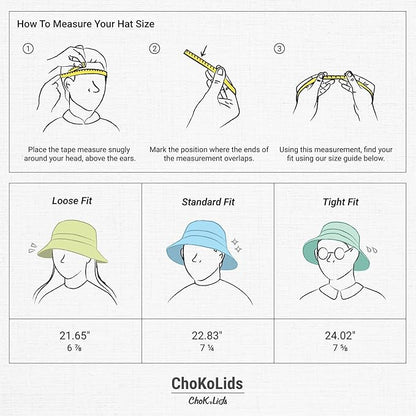 Hot Summer Bucket Hat - Trendy Cotton Sun Hat for Beach, Golf, Fishing - Fun Outdoor Vacation Boonie for Men and Women
