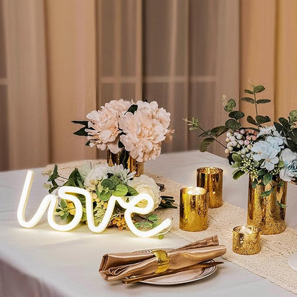 CHILL RECIPE Gold Cylinder Vases Glass Candle Holders Bulk, Mercury Hurricane Candle Holder Small Flower Vases for Centerpieces Tea Light Pillar Votive Candles Wedding Decor Party (4 Set 12Pcs)
