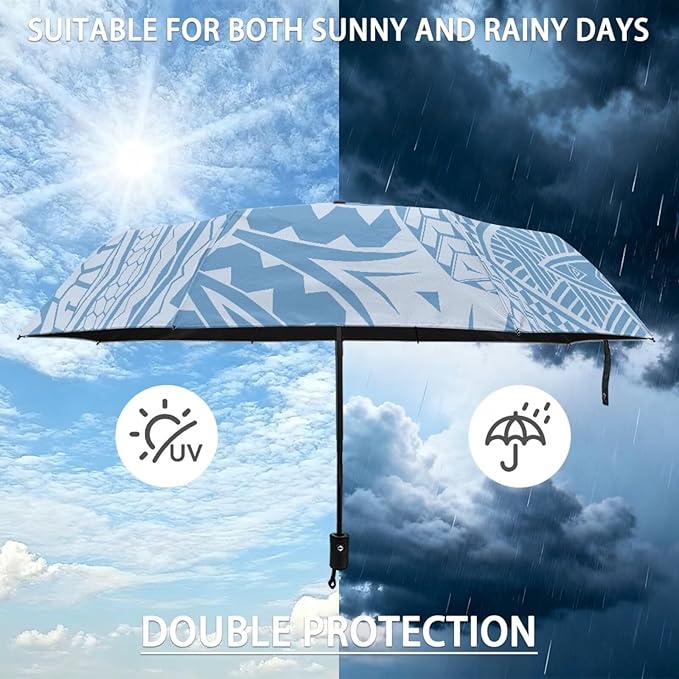 Umbrellas for Rain Lightweight Travel Umbrella 42" Canopy UV Protection Sun Umbrella Windproof Compact Umbrellas