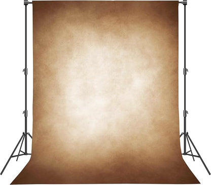 Abstract Latte Brown Professional Photography Backdrop for Adult Portrait Photo Props Booth Background Photoshoot Studio with Thick Ployester Fabric Roller Pocket on Top (8x10 ft)