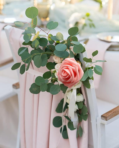 JOYLEX Artificial Flowers Realistic Roses, Real Looking Fake Roses with Stem for DIY Wedding Bouquets Centerpieces Bridal Shower Party Home Romantic Decorations (Pink, Regular 3" - 200pcs)