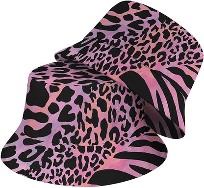 Wildflowers Floral Bucket Hat for Men Women, Summer Vacation Outdoor Travel Reversible Double Side Beach Caps Fisherman Hat