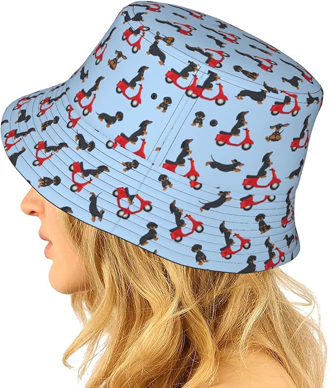 Fashion Bucket Hat Summer Beach Travel Sun Hat Packable Fisherman Cap for Men Women