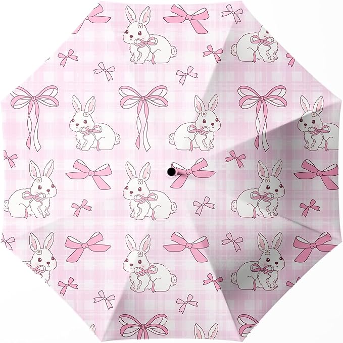 Small Compact Travel Automatic Folding Umbrella for Women, Portable Lightweight, Rain, Wind, UV Sun Shade