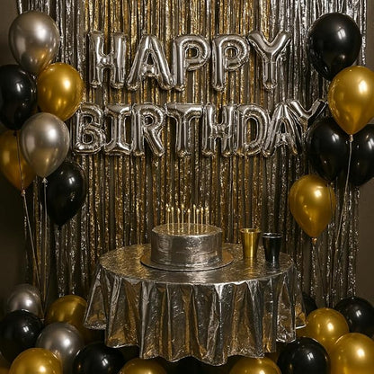 Anderson's Silver Shiny Metallic PVC Roll: 47" x 100' Flame-Resistant Event Decor for Weddings, Parties, Photo Booths, Gift Wrap, Table Covers, Backdrops, Crafts & Holiday Decorations